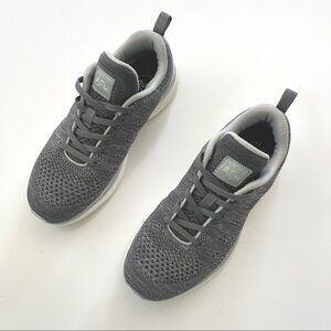 APL Athletic Propulsion Labs Techloom Pro Gray Silver Running Sneaker Sz 8